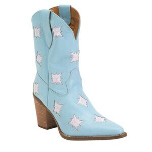 DINGO Made In Mexico Leather Lad 9 Starburst Boots